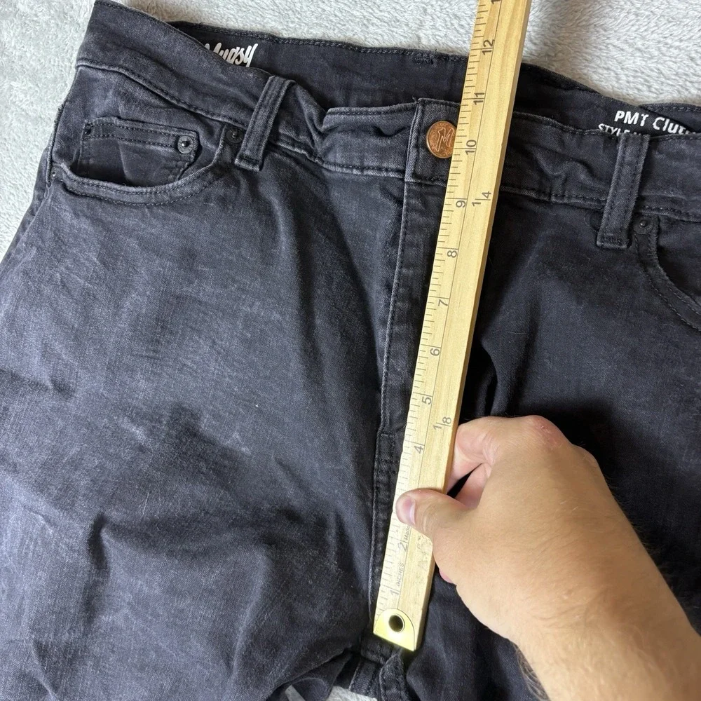 Mugsy Pardon My Take PMT Clutch Jeans Mens 40x30 (Fits 38x29) Black Stretch‎